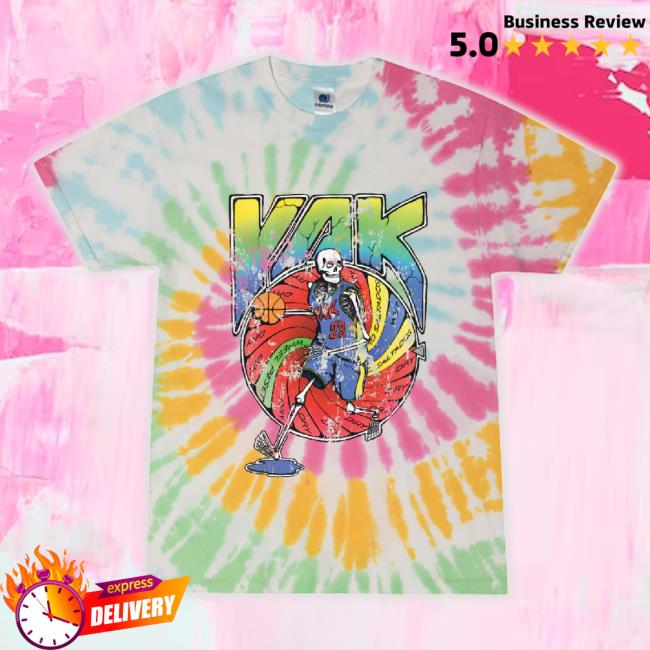 Yak Skeleton Tie Dye Tee
