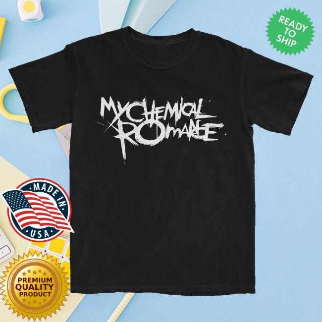 Original Mychemicalromance Merch Store My Chemical Romance Logo Long Sleeve Shirt