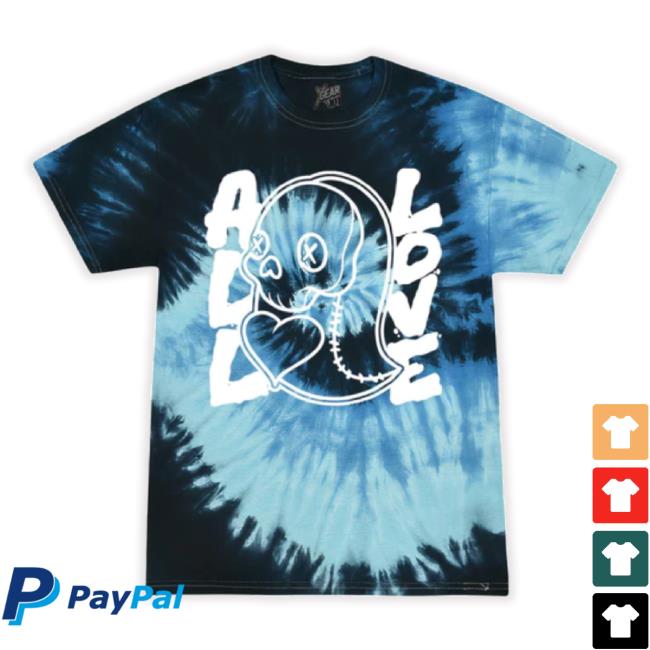Trending Ghost: Navy Blue Waves Tie Dye Unisex Sweatshirt