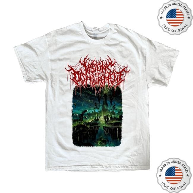 Realityfade Merch Store Visions Of Disfigurement 'Vile Mutation' White T-Shirt
