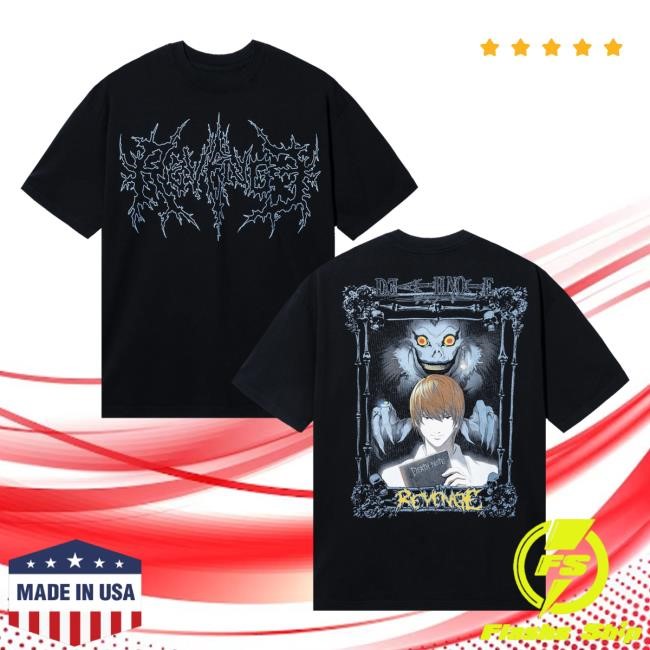 Revenge Official Merch Shinigami Sweaters Black Revenge Official Merch Shinigami Shirts Black