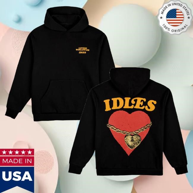 Official Idles Merch Locked Heart Sweater Official Idles Merch Locked Heart Hoodie