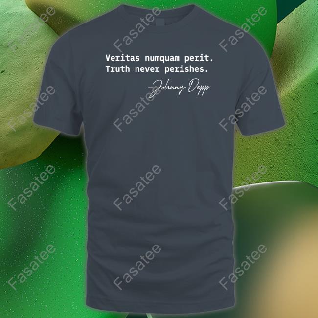 Veritas Numquam Perit Truth Never Perishes Johnny Depp T Shirt