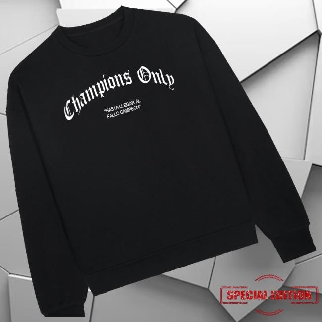 Champions Only Merch Champions Only Cross Hoodie Sweatshirt