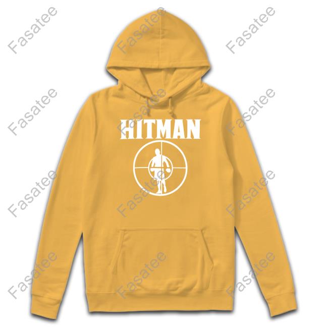 Hitman Logo Hoodie Slim Albaher Hitman Logo Sweatshirt