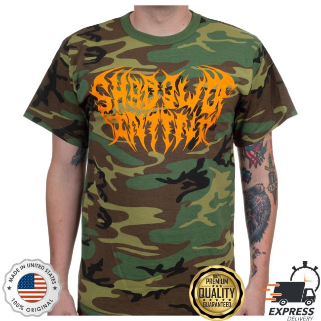 Official Indie Merch Store Shadow Of Intent Camo Logo Hot Shirt Indiemerchstore