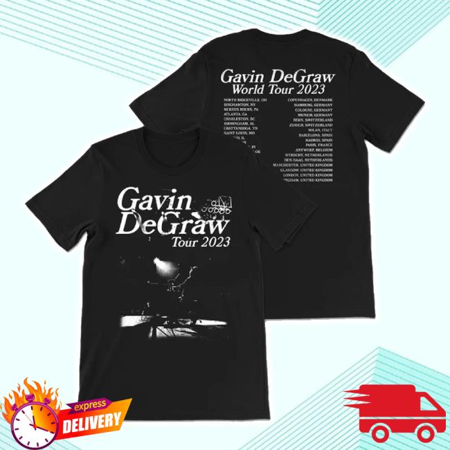 Original Gavin Degraw Us 2023 World Tour t-shirt, hoodie, tank top, sweater and long sleeve t-shirt Gavin Degraw Shop