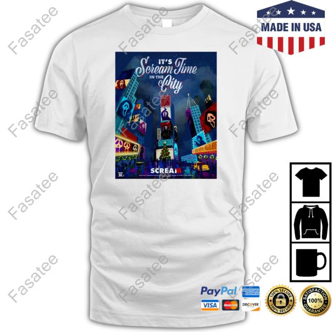 Discussingfilm It's Scream Time In The City Hoodie Scream Vi