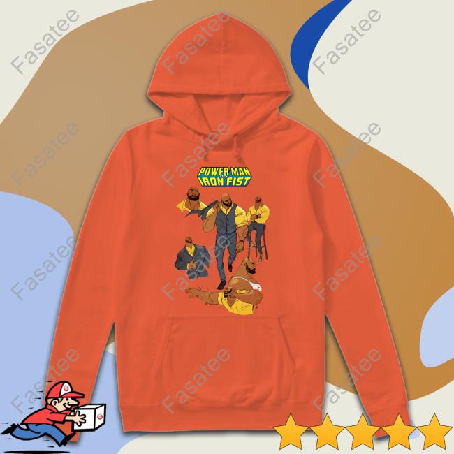 Power Man And Iron Fist Luke Cage At Work Tee