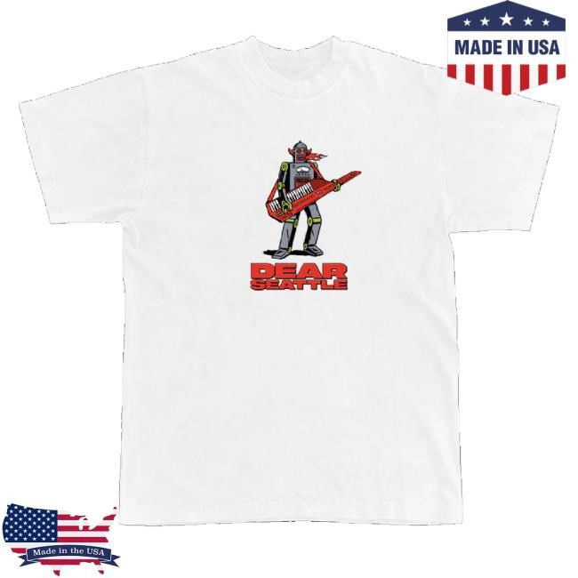 Official Merch Jungle Merch Dear Seattle Rockin' Robot Tee Shirt Merch Jungle Merch Dear Seattle Rockin' Robot Tee
