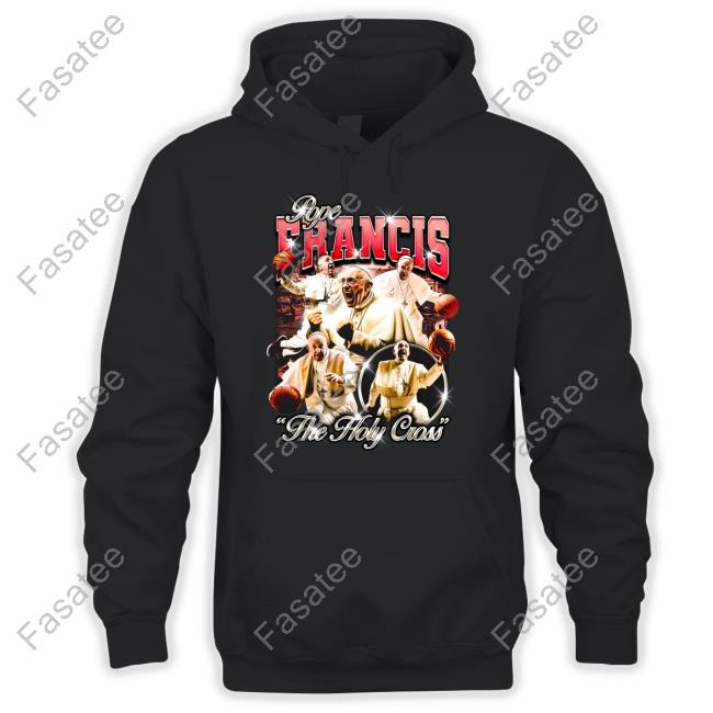 Official Pope Francis The Holy Cross Hooded Sweatshirt