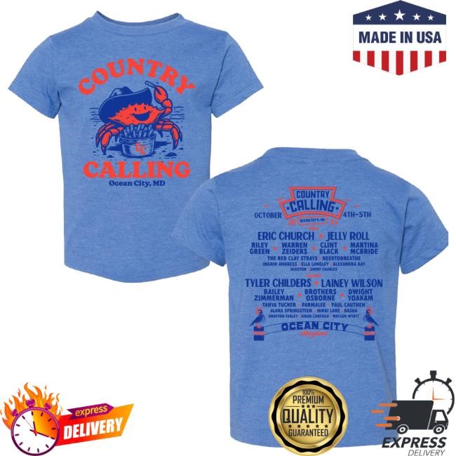 Toddler Country Calling Crab T Shirt