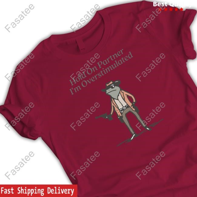 Shawncraft Hold On Partner I'm Overstimulated Hoodie