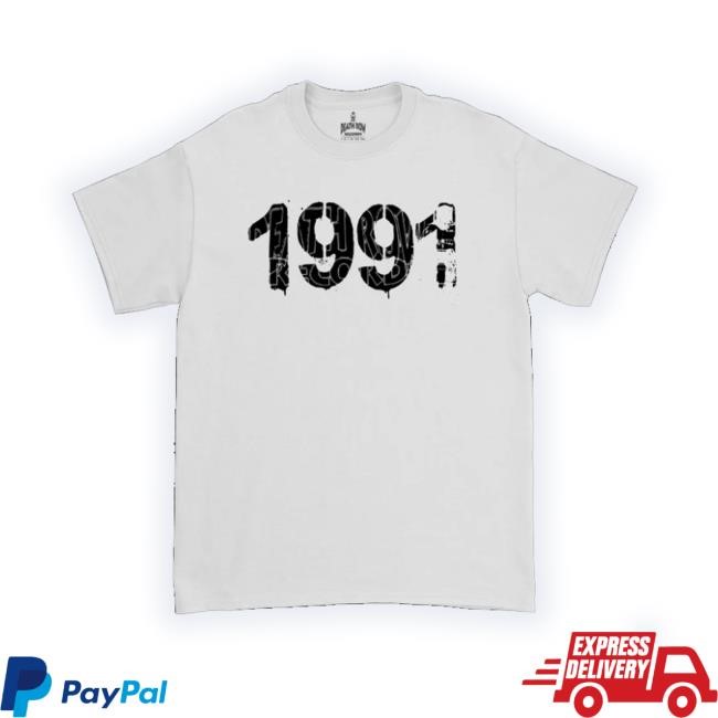 Trending 1991 Shirt On White Tee Shirt