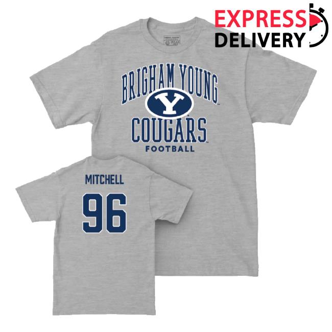 Original Byu Football Sport Grey Classic Sweaters - Bruce Mitchell Nil Shop