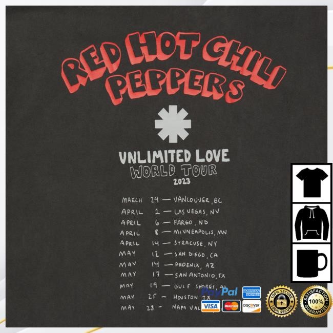 Red Hot Chili Peppers Official Merch Shop Store Four Wise Men Tee Shirt
