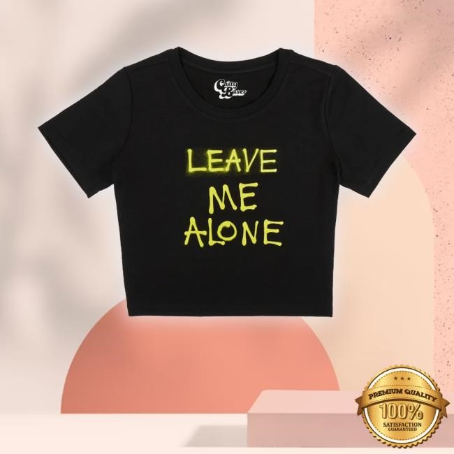 Caity Baser Store Leave Me Alone Black Shirts