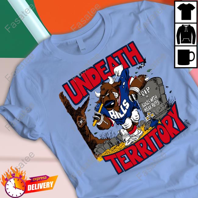 Buffalo Bills Undeath Territory Rip Bands With Weak Riffs Hoodie