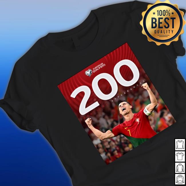 Cristiano Ronaldo Reaches 200 Portugal Appearances Vintage Hoodie