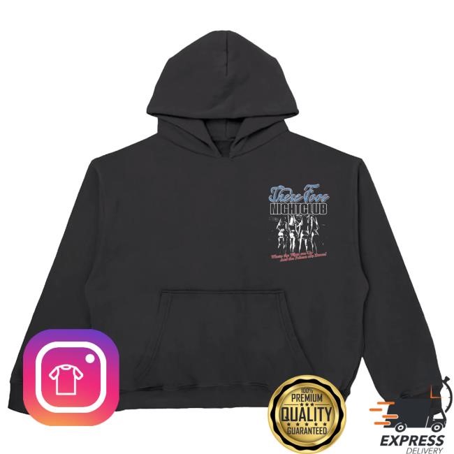 These Foos Merch These Foos Club Hoodie Black Funny Shirt