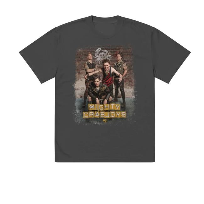 Dc Merch Store Shop Superman 2025 Movie Mighty Crabjoys Faded Classic Shirt
