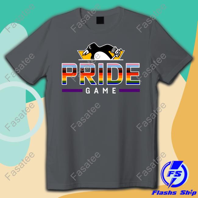 Pittsburgh Penguins Pride Game Tee Shirt