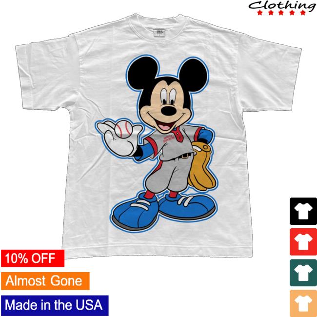 Shopdonotdisturb Mickey Baseball Funny T Shirt