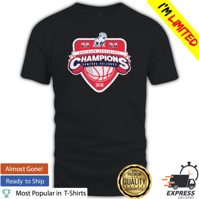 Trending Samford Bulldogs Basketball 2024 Southern Conference Tournament Champions TankTop