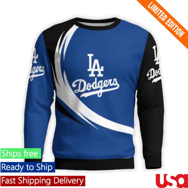 Los Angeles Dodgers Simple Vintage 3D Shirts Christmas Gift For Fans