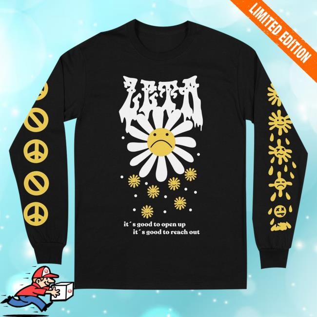 Zeta Merch Shop Store Official It's Good To Open Up It's Good To Reach Out Steps Long Sleeve T Shirt