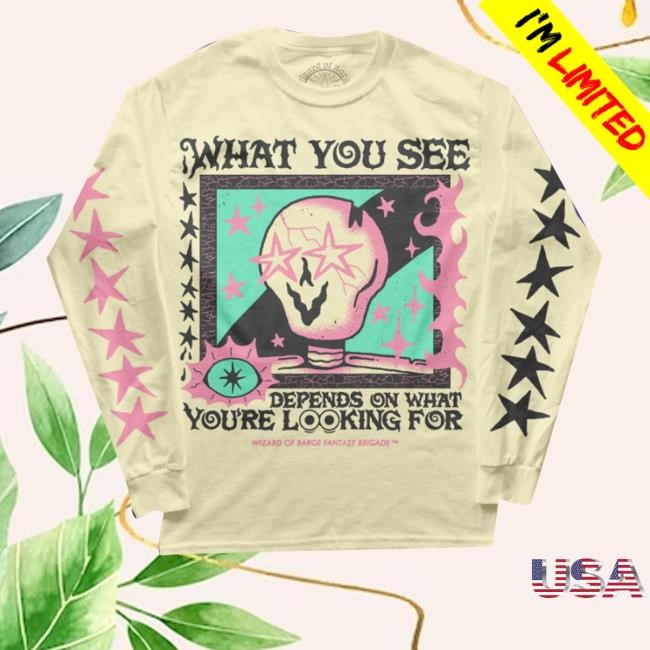 Wizardofbarge Merch Store Shop What You See Long Sleeve T Shirt