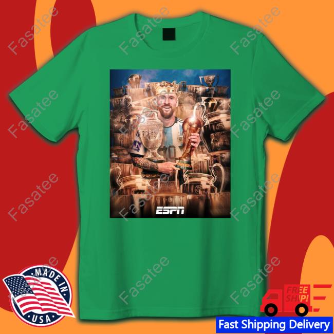 The World Cup Gold Trophy Was Enough To Help Messi Become The New King Of Football T Shirt The World Cup Gold Trophy Was Enough To Help Messi Become The New King Of Football Hoodie Sweatshirt