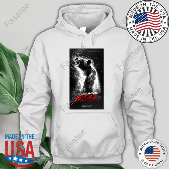Discussingfilm Cocaine Bear Poster T Shirt Chinchillazllla