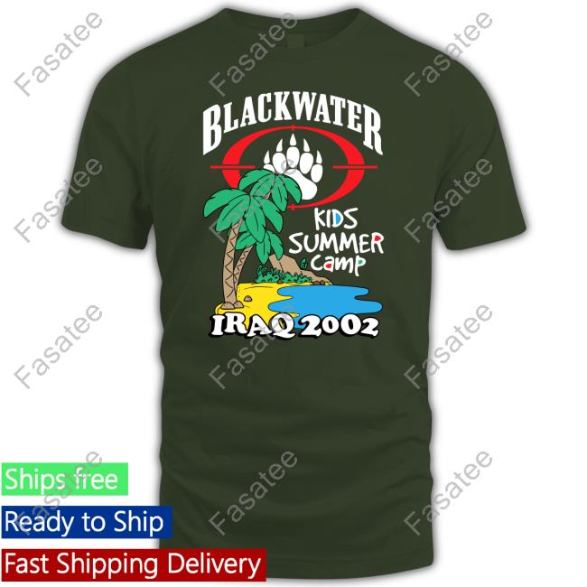 Super Secret Shirts Merch Blackwater Kids Summer Camp Iraq 2002 Hoodie