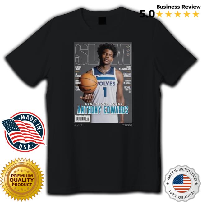 Number 1 Slamgoods Store Slam Cover Anthony Edwards T-Shirt Number 1 Slamgoods Store Slam Cover Anthony Edwards Shirt