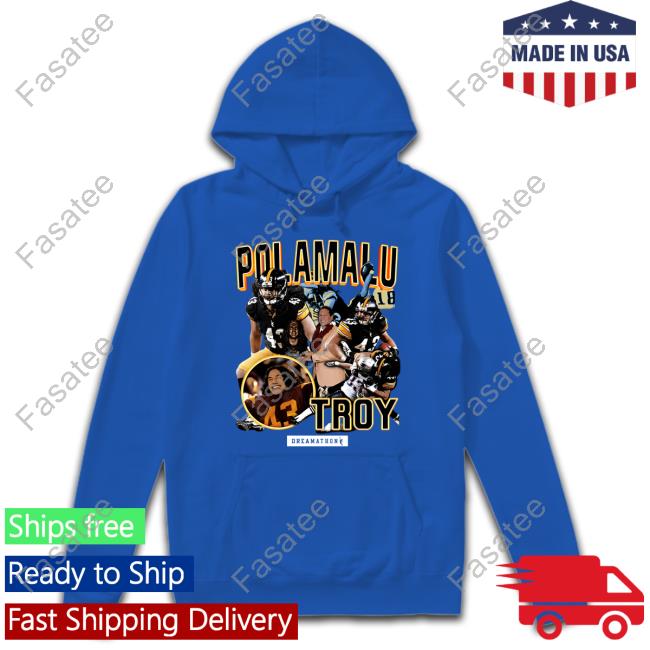 Honey Badger Wearing Troy Polamalu Pitt Dreams Sweatshirt