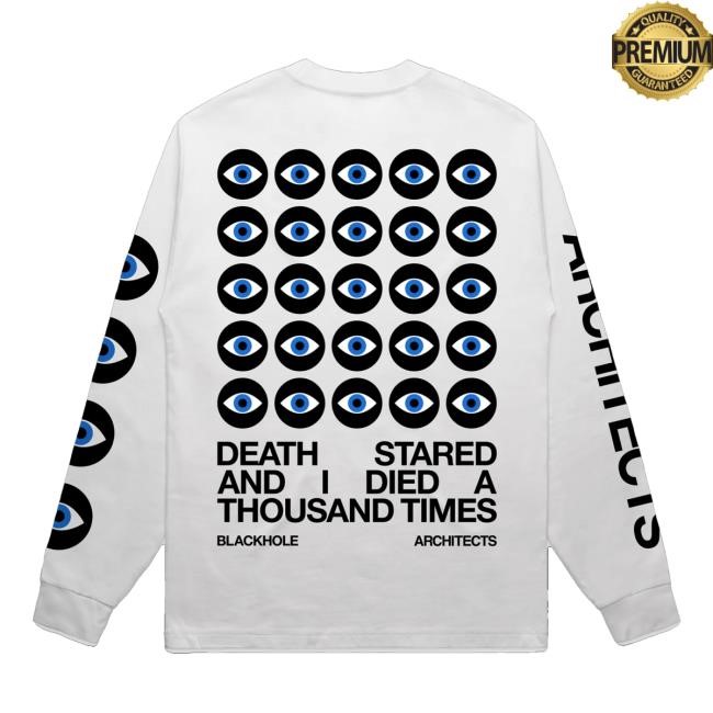 Trending Architect Official Merch Store Death Stare White Longsleeve Shirts