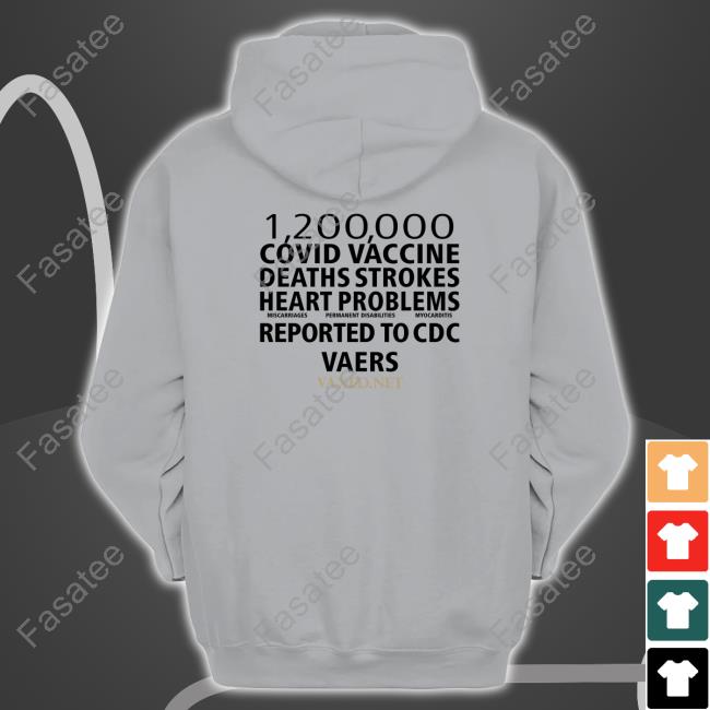Luiz 1200000 Covid Vaccine Deaths Strokes Heart Problems Reported To Cdc Vaers Shirt Luiz 1200000 Covid Vaccine Deaths Strokes Heart Problems Reported Shirt