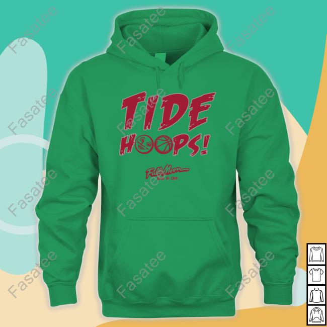 Nate Oats Tide Hoops Full Moon T Shirt Nate Oats Tide Hoops Full Moon Bar B Que Sweatshirt BlueCollarBasketball