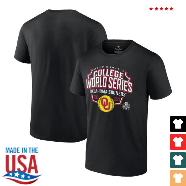 Original Oklahoma Sooners Fanatics Unisex 2024 Ncaa Softball Women's College World Series Total Runs Shirts - Black