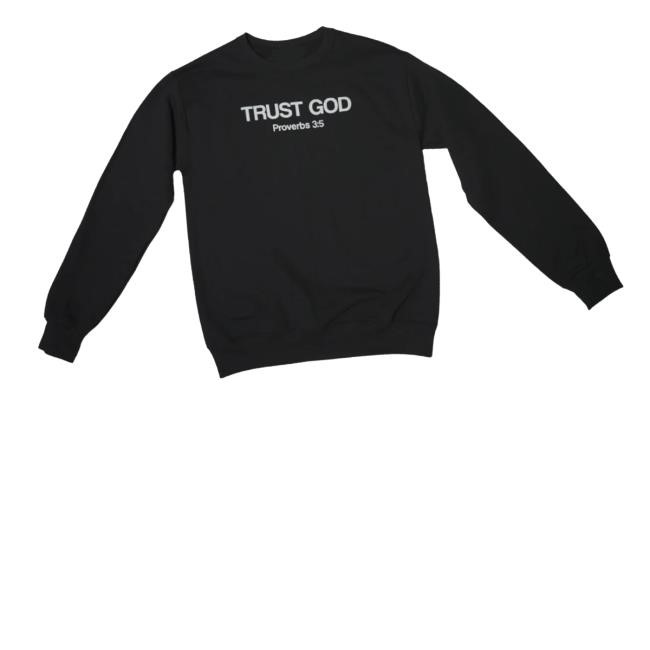 Bryson Gray Music Merch Store Trust God Crewneck Sweatshirt