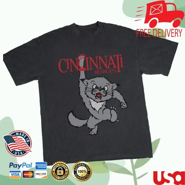 Slamgoods Merch Cincinnati Bearcats Logo Heavy Hoodie