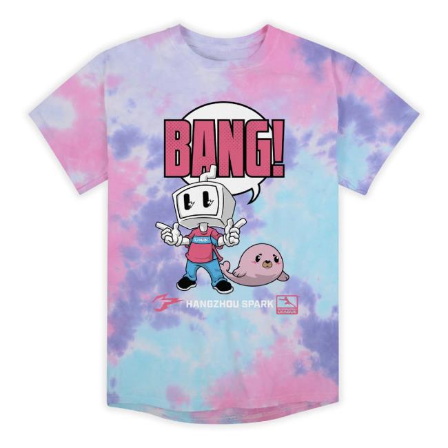 Hangzhou Spark Tie-Dye Chibi Mascot Tee