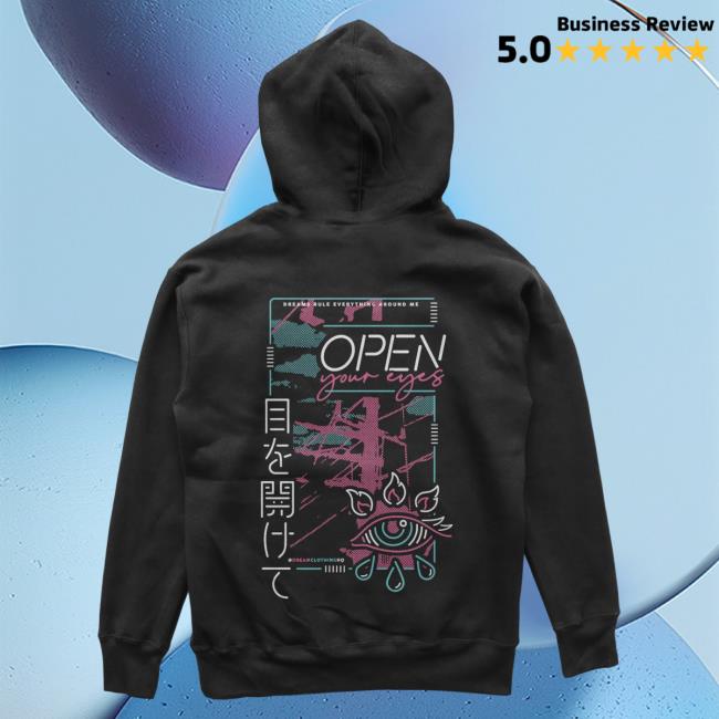 Official Dream Clothing Open Your Eyes Pullover Sweatshirt Dreamclothinghq