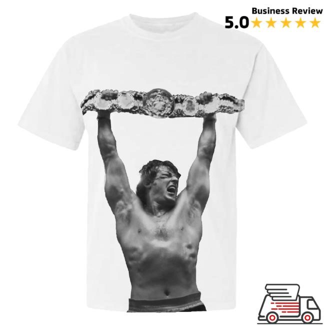 Official Sly Stallone Shop Merch Rocky Championship Belt Sweatshirt