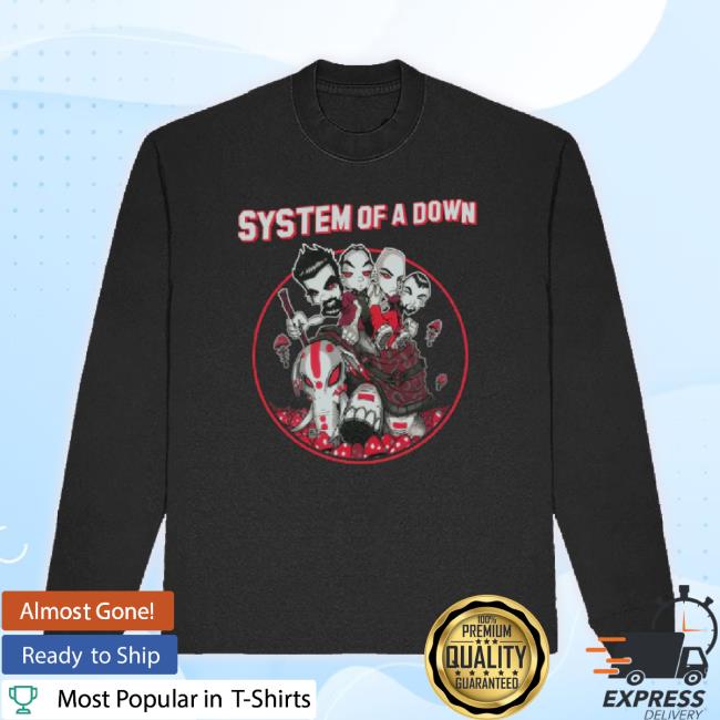 Official System Of A Down Merch Store System Of A Down Mushroom People T-Shirt Systemofadown Shop