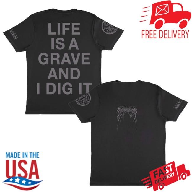 Official Bmthofficial Merch Life Is A Grave Crewneck Sweatshirt