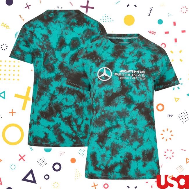 Original Mercedes Amg Petronas F1 Tie Dye Shirt - Womens