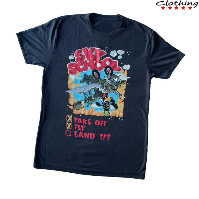 Flyinghousethreads Merch Store Shop Sky School T-Shirt