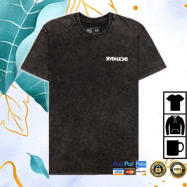 Official Seven Lions Shop Black Stone Wash Staple Sweaters